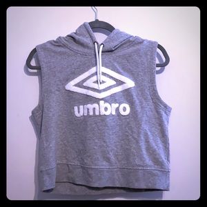 umbro Sleevless and Cropped Hoodie